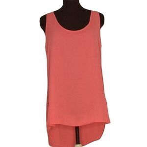 Jily White sleeveless  blouse size L